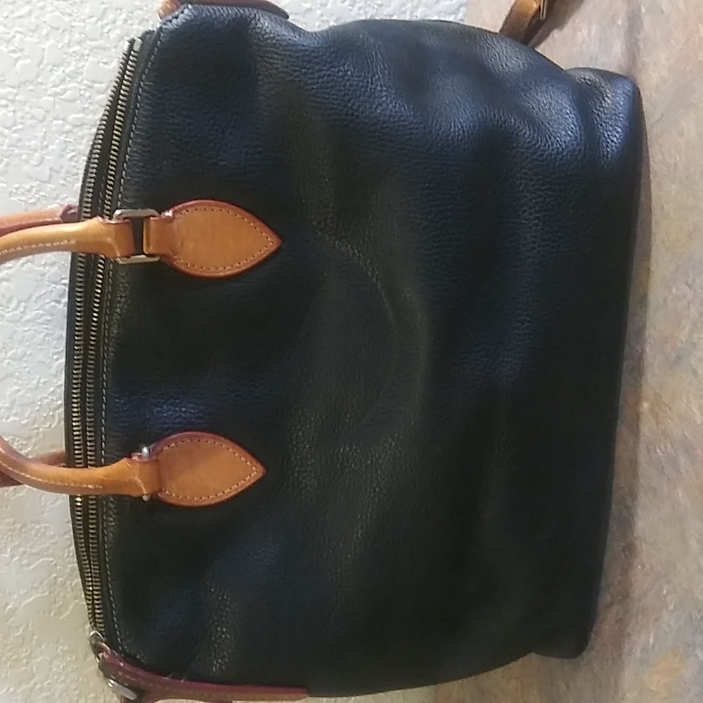 Dooney & Burke Dillen pebbled leather satchel - Picture 4 of 13